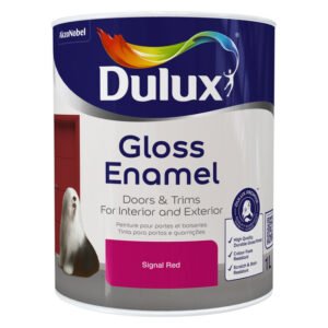 Dulux Gloss Enamel Paint Signal Red 1 L — SA Home Builder Store
