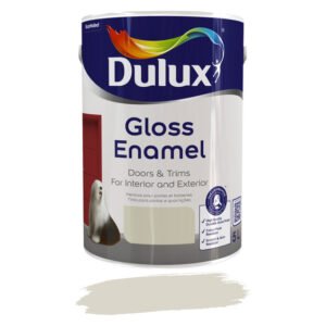 Dulux Gloss Enamel Paint Soft Stone 5 L — SA Home Builder Store