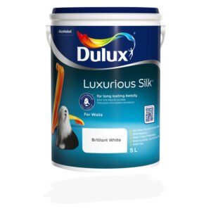 Dulux Luxurious Silk Paint Brilliant White 5 L — SA Home Builder Store