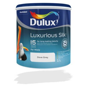 Dulux Luxurious Silk Paint Dove Grey 1 L — SA Home Builder Store