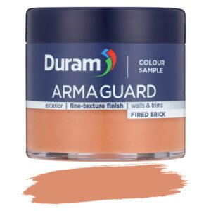 Duram Armaguard Tester Pod Fired Brick 90 ml Sample Exterior Wall Paint for Weather Protection — SA Home Builder Store