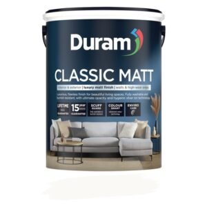 Duram Classic Matt Paint White 5 L — SA Home Builder Store