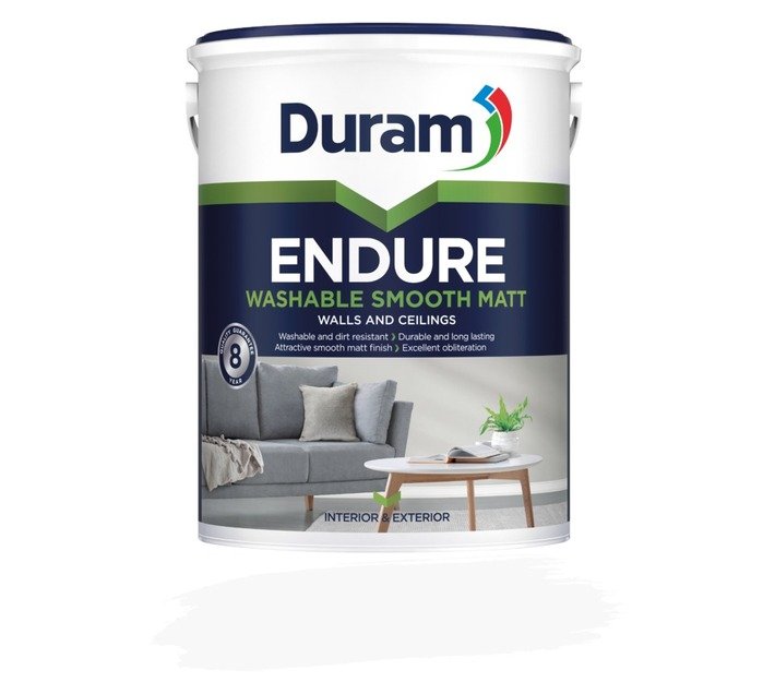 Duram Endure Smooth Matt Pastel Tint Base Paint 5 L — SA Home Builder Store