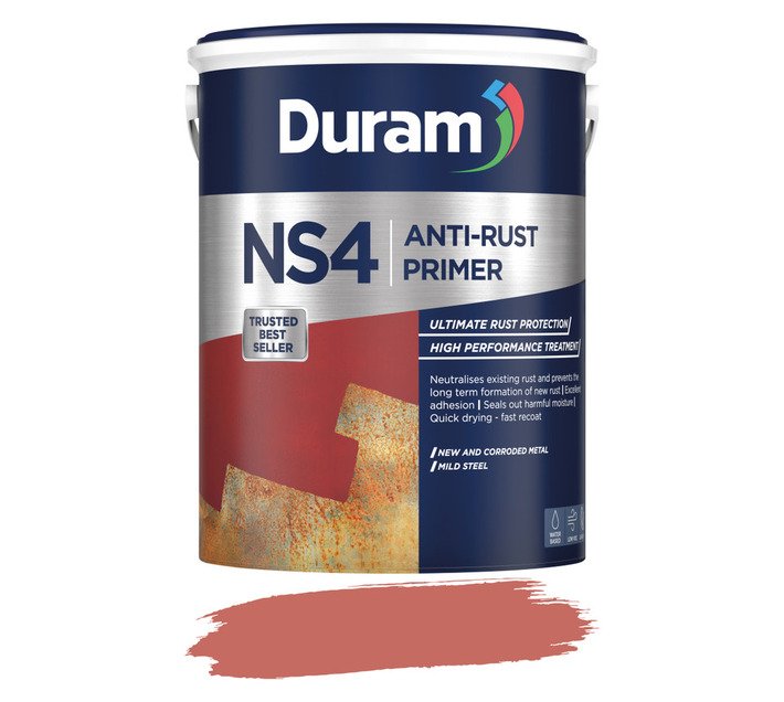 Duram NS4 Anti-Rust Coating Primer Red 5 L — SA Home Builder Store
