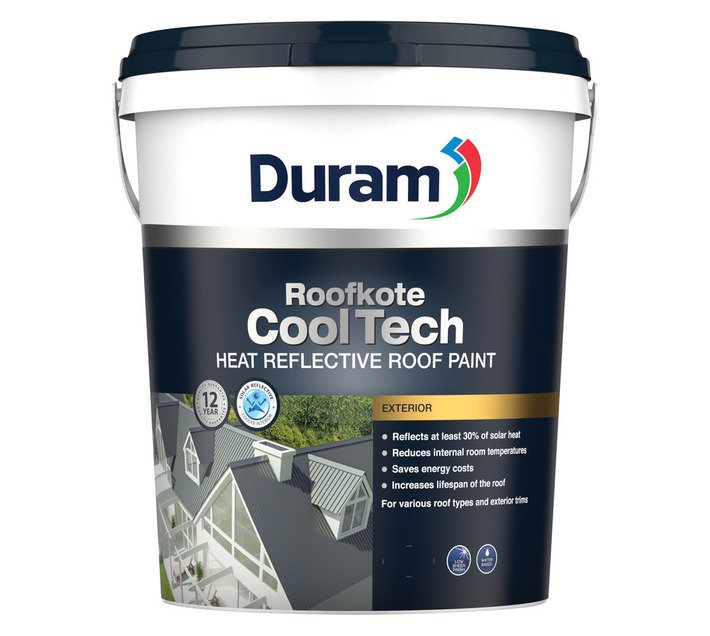 Duram Roofkote Cooltech Paint White 20 L — SA Home Builder Store