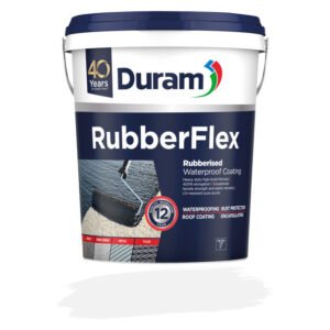 Duram Rubberflex Waterproofing White 20 L — SA Home Builder Store