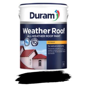 Duram Weather Roof Paint Black 5 L — SA Home Builder Store