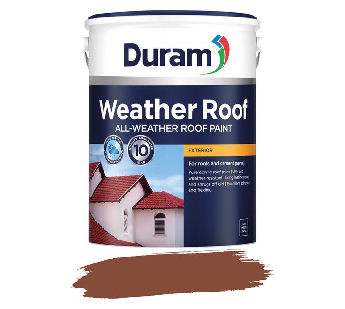 Duram Weather Roof Paint Terracotta 5 L — SA Home Builder Store