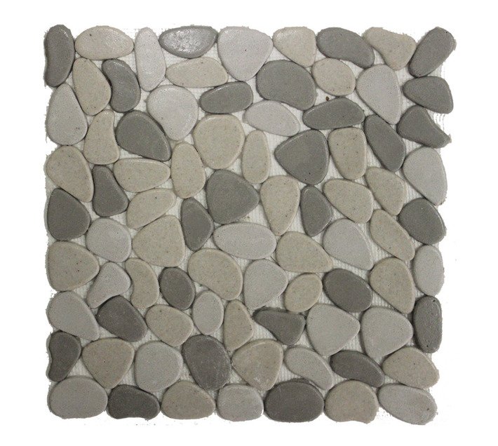 Earthstone Castilla Mosaic Pebble Tile - Grey (300 x 300mm) — SA Home Builder Store