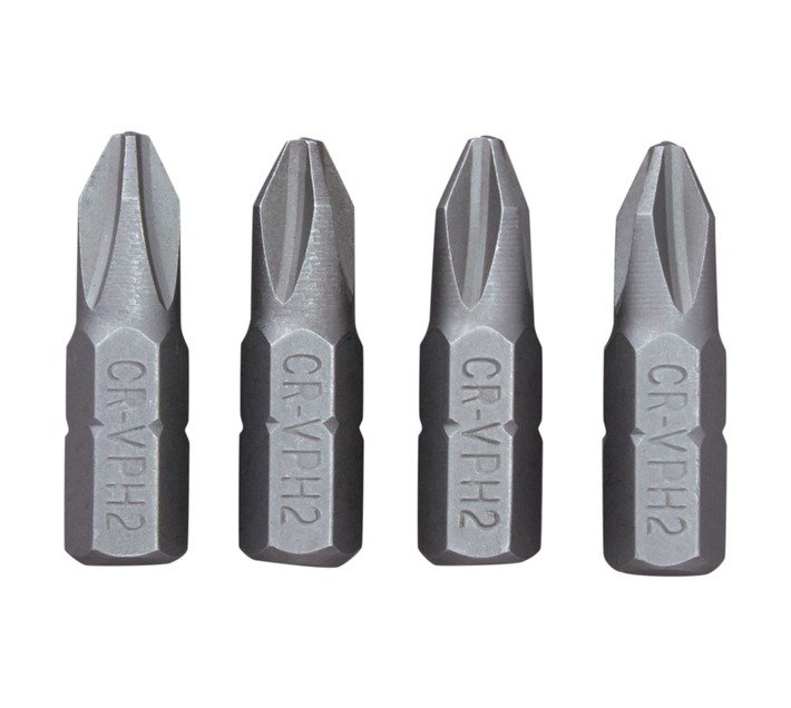 Eureka Size 2 Phillips Drill Bit 4 Piece — SA Home Builder Store