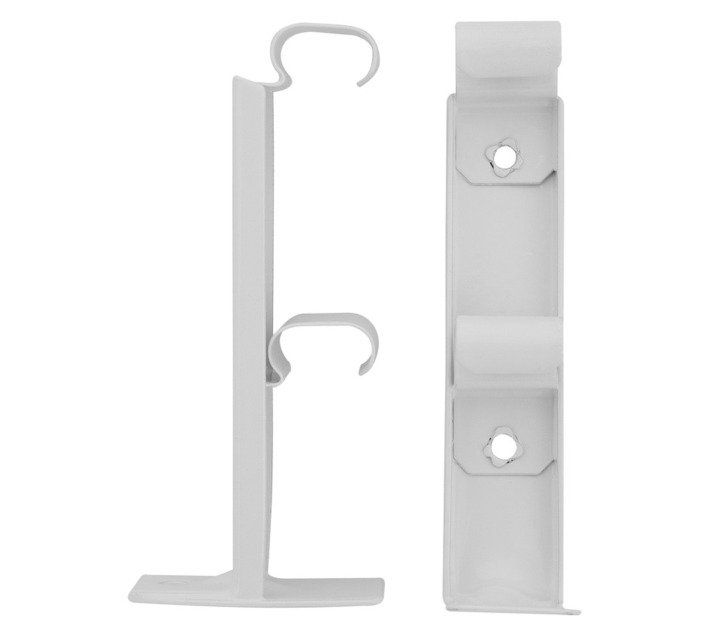 Finishing Touches 2 x Double Super C Metal Brackets White — SA Home Builder Store