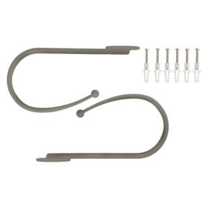 Finishing Touches Designer Curtain Tiebacks Ash Grey 28mm — SA Home Builder Store