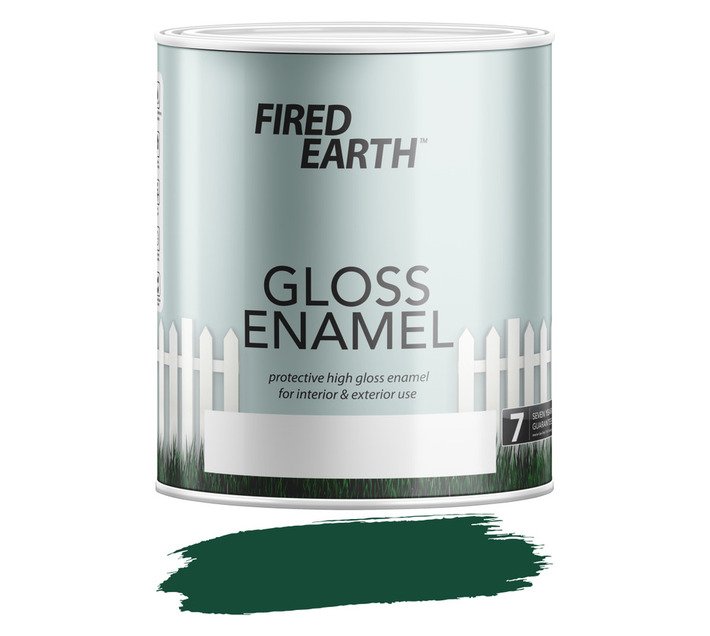 Fired Earth Gloss Enamel Paint Heritage Green 1 L — SA Home Builder Store