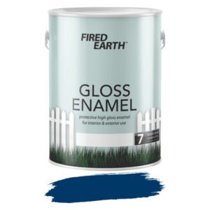 Fired Earth Gloss Enamel Paint Midnight Blue 5 L — SA Home Builder Store