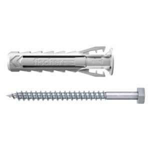 Fischer 5 x SX S K Plugs and Screws 50 x 10 mm — SA Home Builder Store