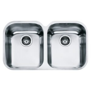 Franke Armonia Double Undermount Sink Silver — SA Home Builder Store