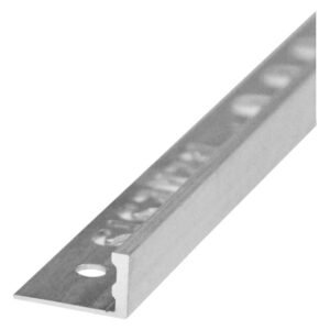 Genesis Aluminium Straight Edge Trim Silver 2500 x 10 mm GA-ESA100.80 — SA Home Builder Store