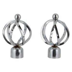 Gypsey Finial Basket Chrome 28 mm — SA Home Builder Store
