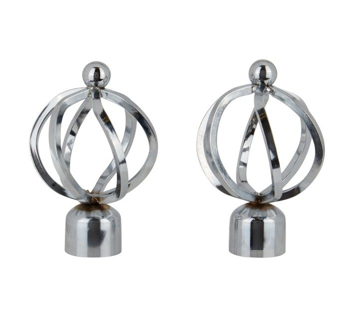 Gypsey Finial Basket Chrome 28 mm — SA Home Builder Store
