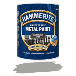 Hammerite Direct to Rust Hammered Metal Paint Grey 1 L — SA Home Builder Store