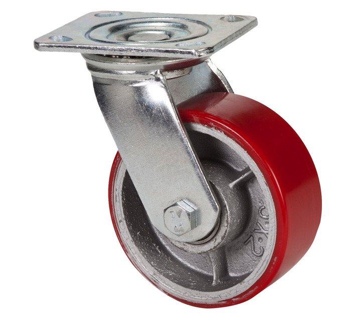 Hillaldam 870185 Polyurethane Plated Castor SP 125 mm — SA Home Builder Store