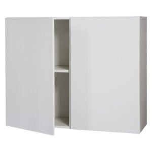 Home and Kitchen TU90 Kitchen Top Unit – White Double-Door Wall-Mounted Cupboard – 900 x 300 x 720 mm — SA Home Builder