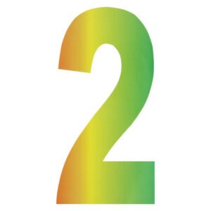 Inta Safety Wheelie Bin Numeral 2 — SA Home Builder Store