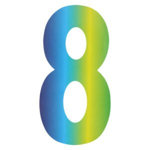 Inta Safety Wheelie Bin Numeral 8 — SA Home Builder Store
