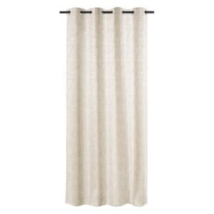 Jacquard Embossed Eyelet Curtain Silver 2500 x 2300 mm — SA Home Builder Store