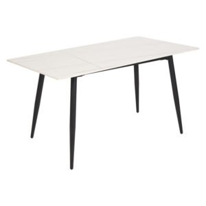 KC Furn Slate Dining Table White and Grey 790 x 400 x 750 mm — SA Home Builder Store
