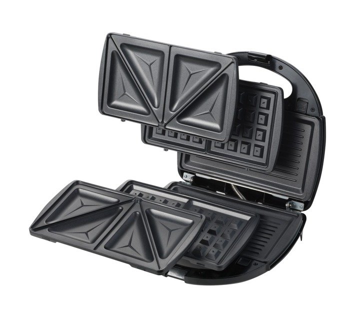 Kenwood Accent Collection Sandwich Maker Black and Silver 750 W SMM01.A0BK — SA Home Builder Store