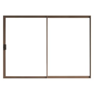Kenzo Aluminium Sliding Glass Door Ox Single Panel Bronze 3000 x 2100 mm — SA Home Builder Store