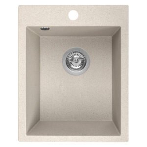Laveo Chichi 1 Bowl Granite Sink Beige 390 x 480 x 190 mm — SA Home Builder Store