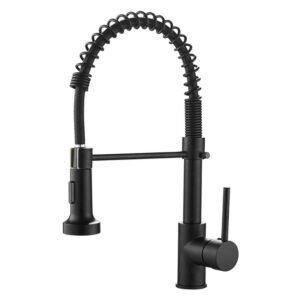 Laveo Isabella Springs Kitchen Mixer Black — SA Home Builder Store