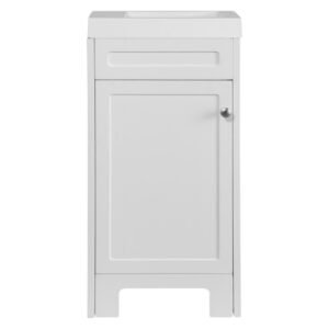 Lusso Contemporary Guest Vanity Cabinet White 450 x 250 x 865 mm — SA Home Builder Store