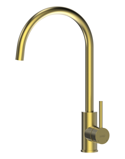 Lusso LSS1019A Reno Single Hole Sink Mixer Tap Brass — SA Home Builder Store