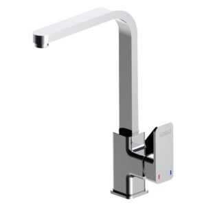 Lusso Magra Deck Mounted Sink Mixer Tap Silver 110 x 235 x 388 mm — SA Home Builder Store