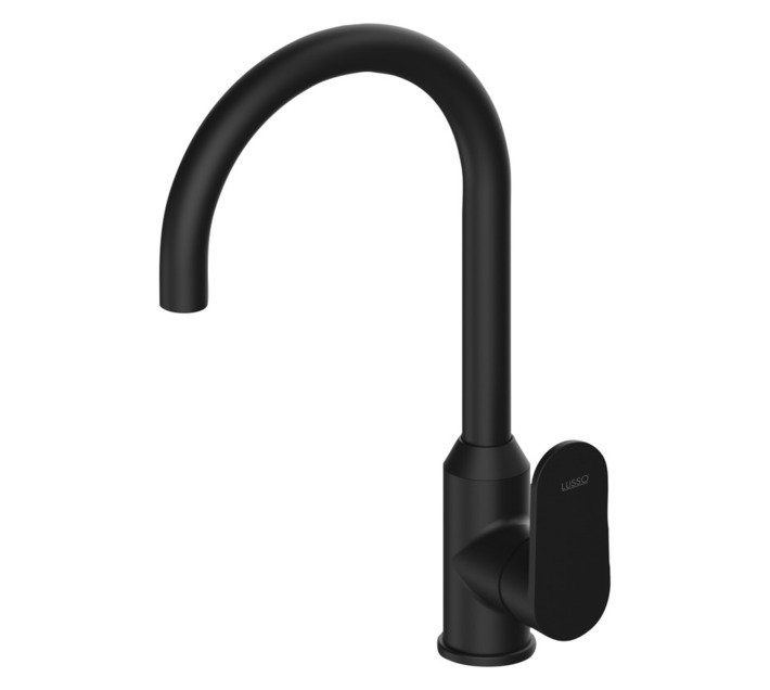 Lusso Roya Single Hole Sink Mixer Tap Black 120 x 300 x 70 mm — SA Home Builder Store