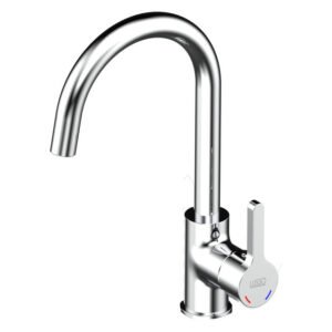 Lusso Tronto Deck Mounted Sink Mixer Tap Silver 45 x 190 x 305 mm — SA Home Builder Store