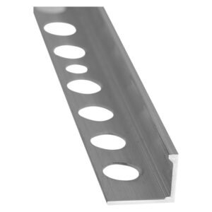 M-Trim Aluminium Straight Edge Trim Silver 2500 x 15 mm — SA Home Builder Store