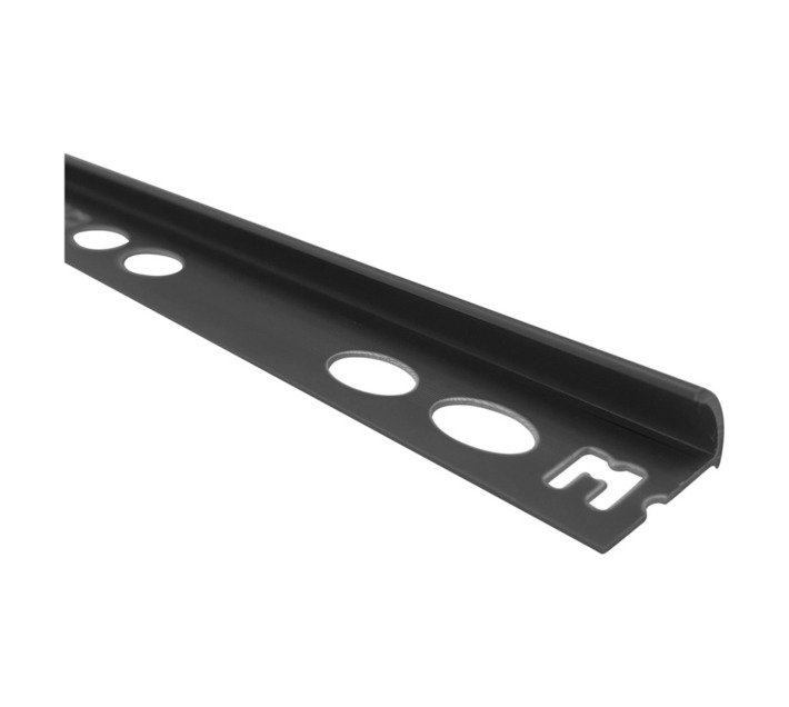 M-Trim PVC Econo Round Edge Trim Dark Grey 2500 x 12.5 mm — SA Home Builder Store