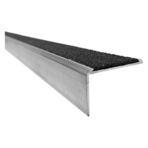 M-Trim Retro Fit Non-Slip Insert Stair Nose Black/Natural 2450 x 30 mm — SA Home Builder Store
