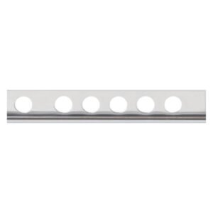 M-Trim Stainless Steel Straight Edge Trim Silver 2500 x 10 mm — SA Home Builder Store