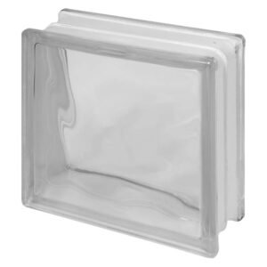Macneil Flemish Glass Block 190 x 190 x 80 mm Clear Privacy Glass Bricks — SA Home Builder Store