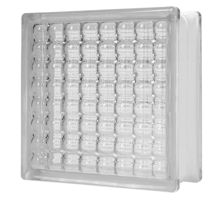 Macneil Rattan Glass Block 190 x 190 x 80 mm High-Privacy Decorative Glass Bricks — SA Home Builder Store