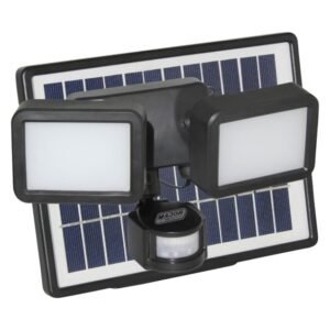 Major Tech SFP83 Solar Powered LED Floodlight with Passive Infrared Sensor - Black (8W) — SA Home Builder Store