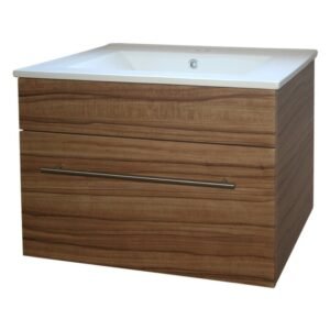 Marlene 1 Draw Vanity Cabinet Ebony 600 mm — SA Home Builder Store