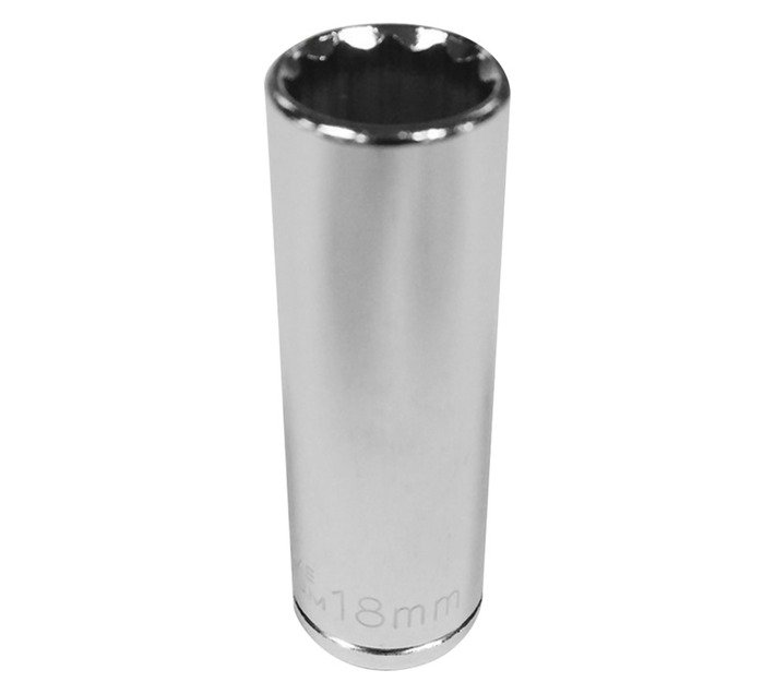 Mastercraft D/Wall Socket 1/2 Inch Dr 12 Pt Chrome 18 mm — SA Home Builder Store