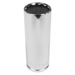 Mastercraft D/Wall Socket 1/2 Inch Dr 12 Pt Chrome 21 mm — SA Home Builder Store