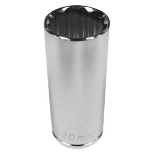 Mastercraft D/Wall Socket 3/8 Inch Dr 12 Pt Chrome 20 mm — SA Home Builder Store